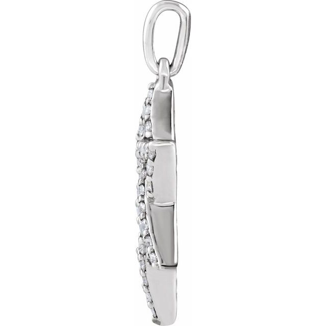 8 CTW Natural Diamond Star of David Pendant