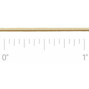 14K Yellow Gold-Filled 1 mm Snake Chain by the Inch