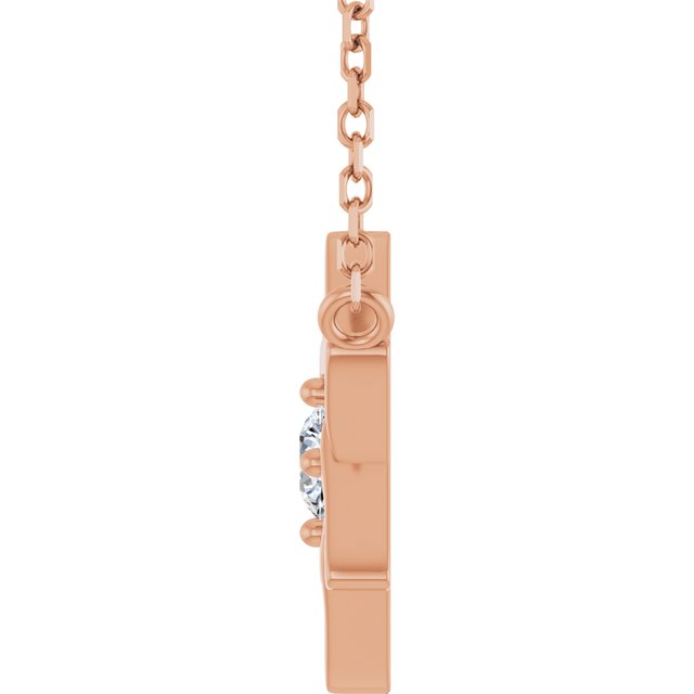 10 CT Lab-Grown Diamond Star of David 18" Necklace