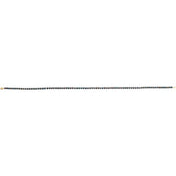 14K Yellow Panache?  Cultured Black Freshwater Pearl 20" Necklace