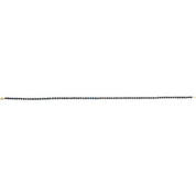 14K Yellow Panache?  Cultured Black Freshwater Pearl 20" Necklace