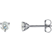 14K White 1/3 CTW Natural Diamond Stud Earrings