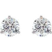 Platinum 1/2 CTW Natural Diamond Stud Earrings