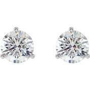 14K White 1 1/2 CTW Natural Diamond Stud Earrings