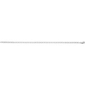 Sterling Silver 3 mm Curb 9.5" Chain