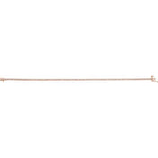 14K Rose 7/8 CTW Natural Diamond Line 7 1/4" Bracelet