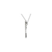 Platinum 1/3 CTW Natural Diamond Palm Tree 16" Necklace