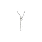 Platinum 1/3 CTW Natural Diamond Palm Tree 16" Necklace