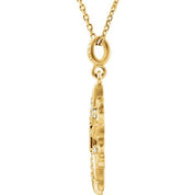14K Yellow 1/3 CTW Natural Diamond 18" Necklace