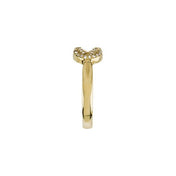 14K Yellow 1/5 CTW Natural Diamond Knot Ring