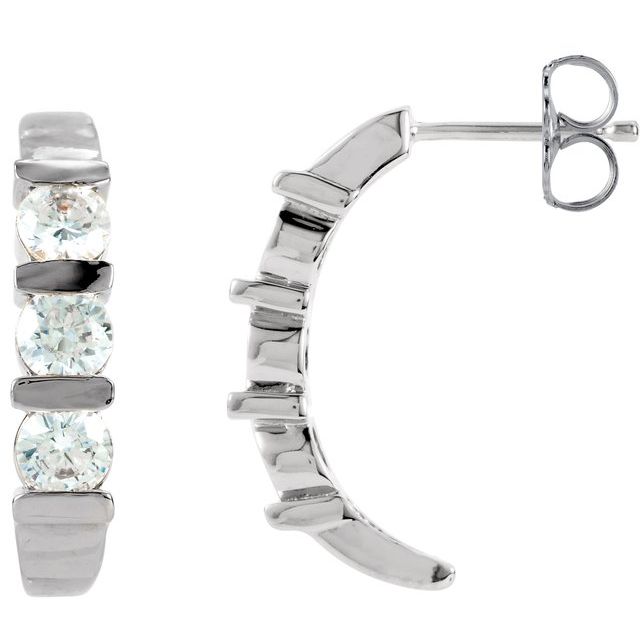 8 CTW Lab-Grown Diamond Earrings