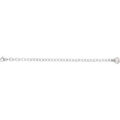 Sterling Silver Cultured White Freshwater Pearl 8 1/2" Bracelet