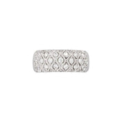 14K White 1/2 CTW Natural Diamond Ring