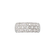 14K White 1/2 CTW Natural Diamond Ring