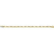 14K Yellow 3/4 CTW Natural Diamond Line 7" Bracelet
