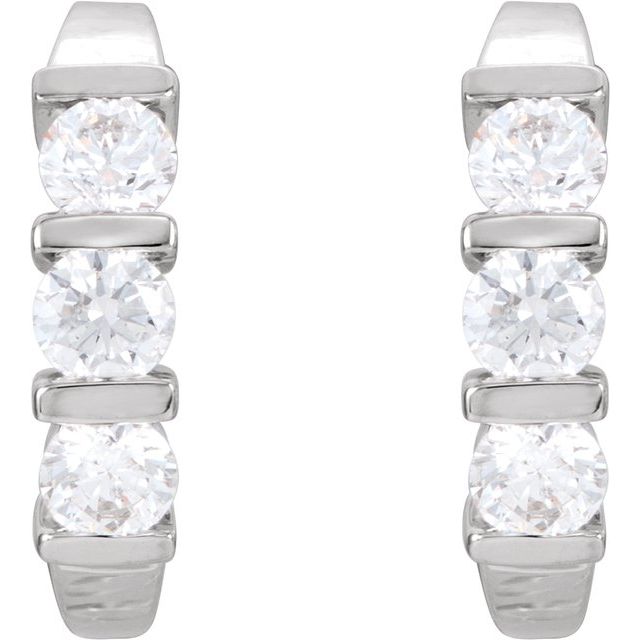 10 CTW Lab-Grown Diamond Earrings