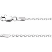 10K Yellow and White Gold 1 mm Cable Chain with Diamond-Cut Detailing, Premium Quality