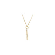 14K Yellow 1/5 CTW Natural Diamond Star of David Necklace