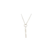 Platinum 1/5 CTW Natural Diamond Star of David Necklace