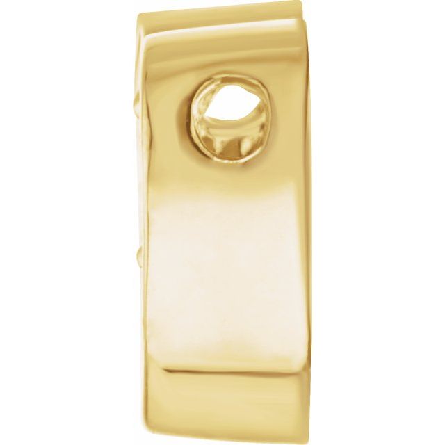 14K Yellow Lab-Grown Alexandrite Heart Slide Pendant