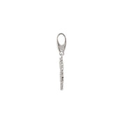 14K White 1/5 CTW Natural Diamond Baby Girl Charm