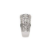 14K White 1/2 CTW Natural Diamond Ring