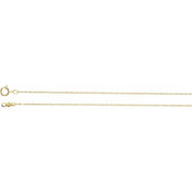 10K Yellow Gold Rope and Cable Chain Necklaces