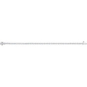 14K White 4 3/4 CTW Natural Diamond Line 7 1/4" Bracelet