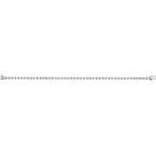 14K White 3 3/8 CTW Natural Diamond Line 7" Bracelet