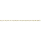 18K Yellow 2 1/4 CTW Natural Diamond Line 7 1/4" Bracelet
