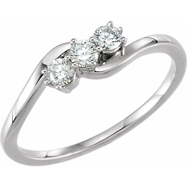 4 CTW Lab-Grown Diamond Three-Stone Ring