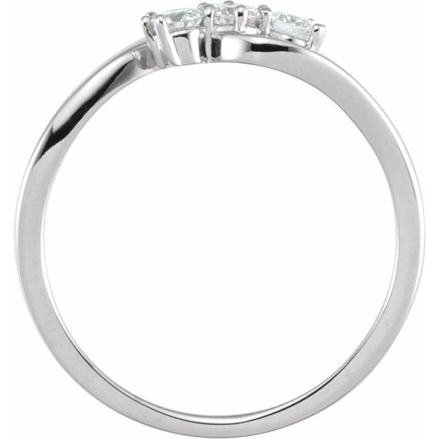 4 CTW Lab-Grown Diamond Three-Stone Ring