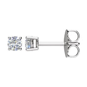 14K White 1/4 CTW Natural Diamond Stud Earrings
