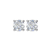 14K White 1/2 CTW Natural Diamond Stud Earrings
