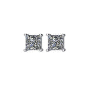 14K White 3/4 CTW Natural Diamond Stud Earrings