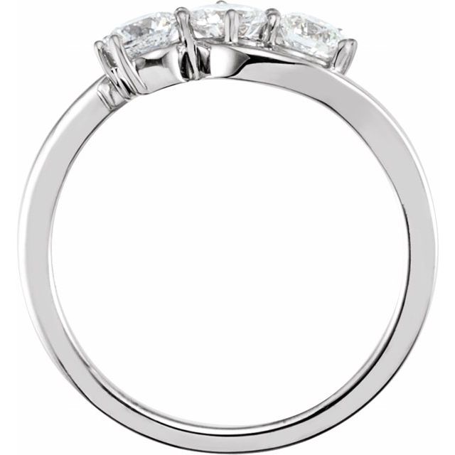 4 CTW Lab-Grown Diamond Three-Stone Ring