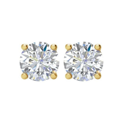 14K Yellow 1/2 CTW Natural Diamond Stud Earrings