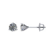 Platinum 1/2 CTW Natural Diamond Earrings