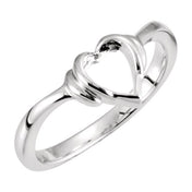 10K Heart Ring and Heart Signet Ring Collection
