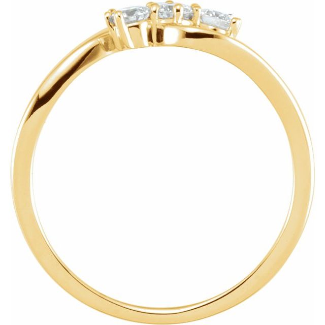 2 CTW Lab-Grown Diamond Three-Stone Ring