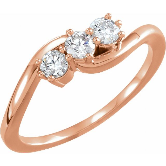 3 CTW Lab-Grown Diamond Three-Stone Ring