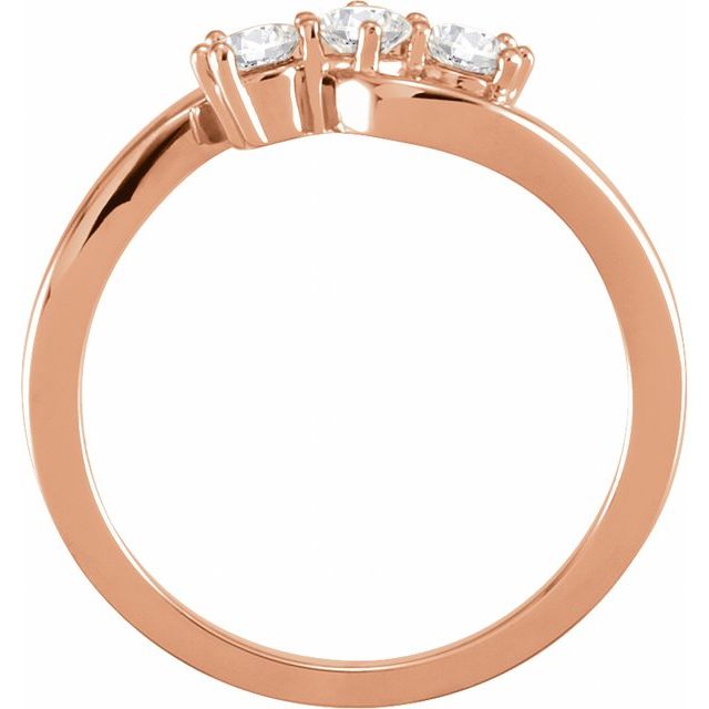 3 CTW Lab-Grown Diamond Three-Stone Ring