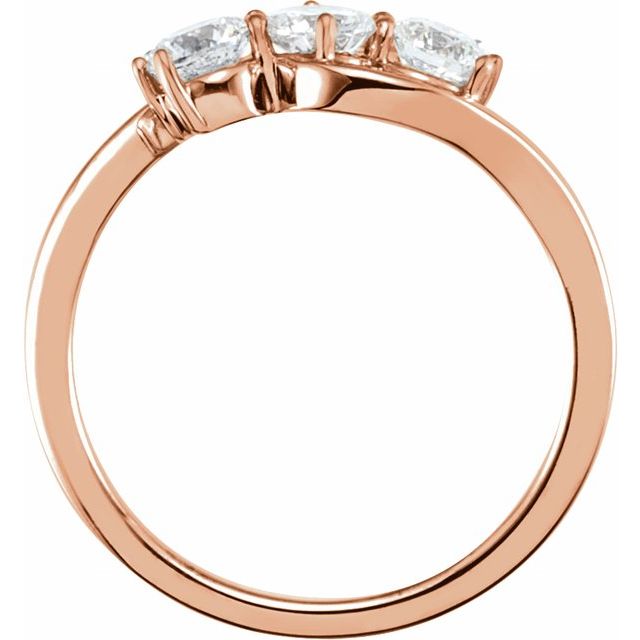 4 CTW Lab-Grown Diamond Three-Stone Ring