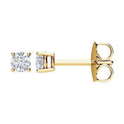 14K Yellow 1/4 CTW Natural Diamond Stud Earrings