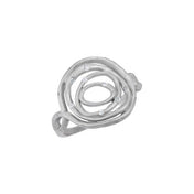 Sterling Silver .07 CTW Natural Diamond Circle Ring