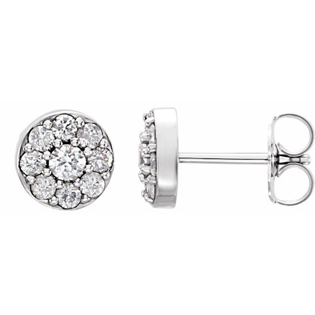 8 CTW Lab-Grown Diamond Earrings