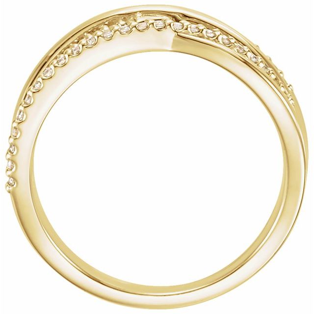 5 CTW Lab-Grown Diamond Criss-Cross Ring