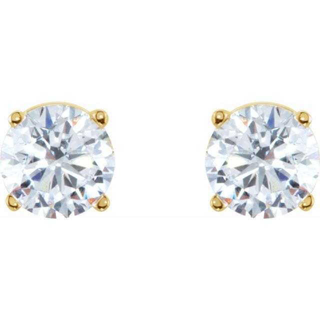 14K Yellow 1/4 CTW Natural Diamond Stud Earrings