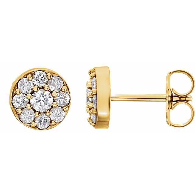 8 CTW Lab-Grown Diamond Earrings