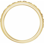 14K Yellow Natural Ruby Stackable Ring
